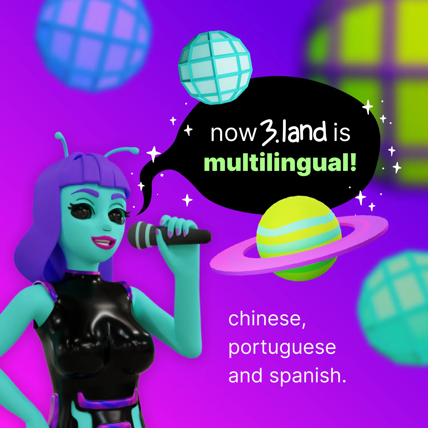 Multilingual campaign art