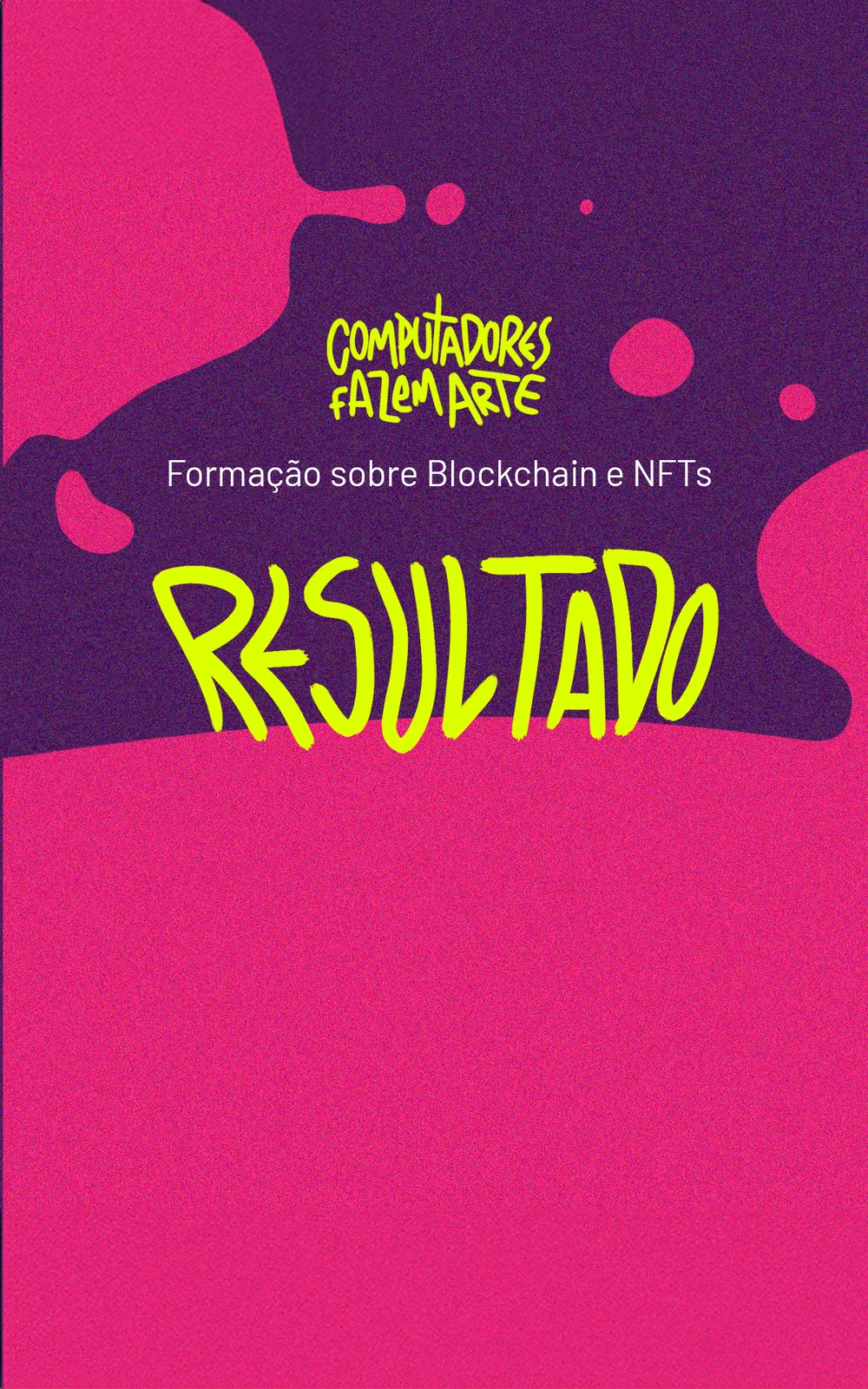 Results announcement poster