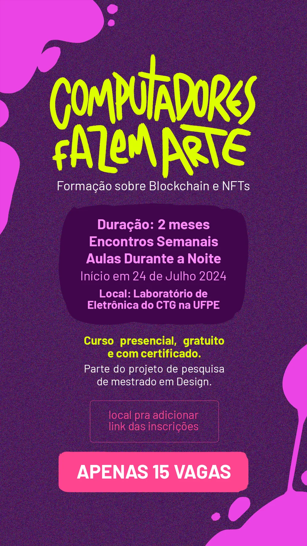 Course details poster